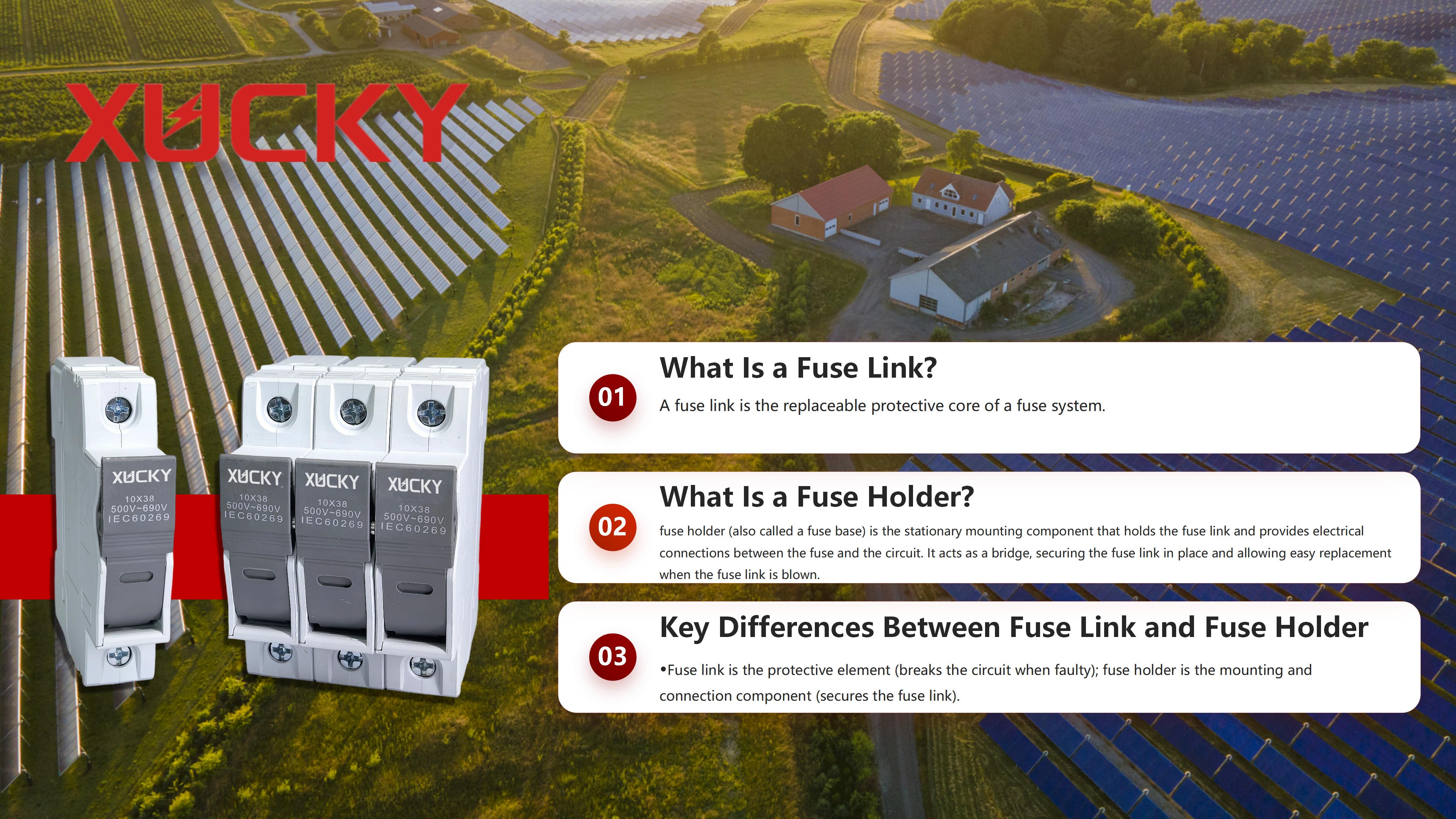 Fuse Link vs Fuse Holder: What’s the Difference and How to Choose the Right One?
