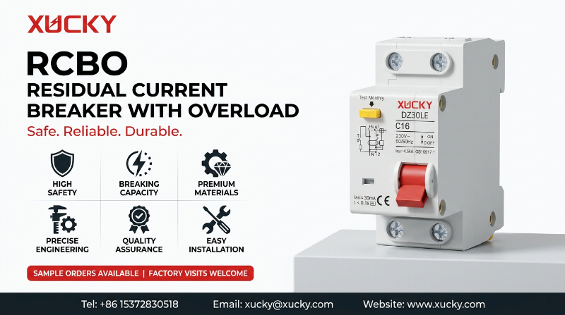 XUCKY Redefines Compact Safety with the All-New DZ30LE RCBO Series