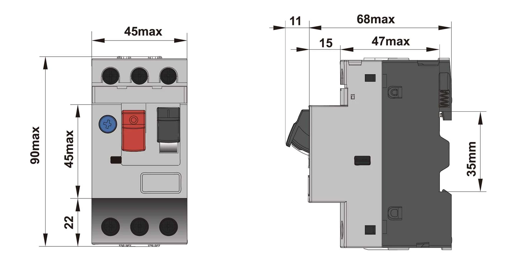 GV2 Motor Circuit Breaker MPCB