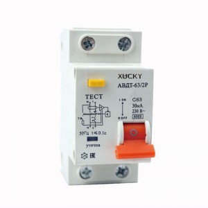 RCBO 4.5KA Residual current circuit breaker with overcurrent protection