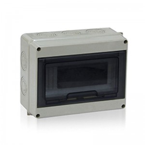 Plastic empty enclosure for MCB IP65 (HT series) water proof distribution box