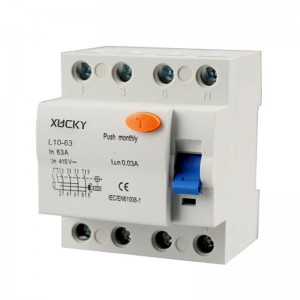 L10-63 Disyuntor de corriente residual (RCCB)